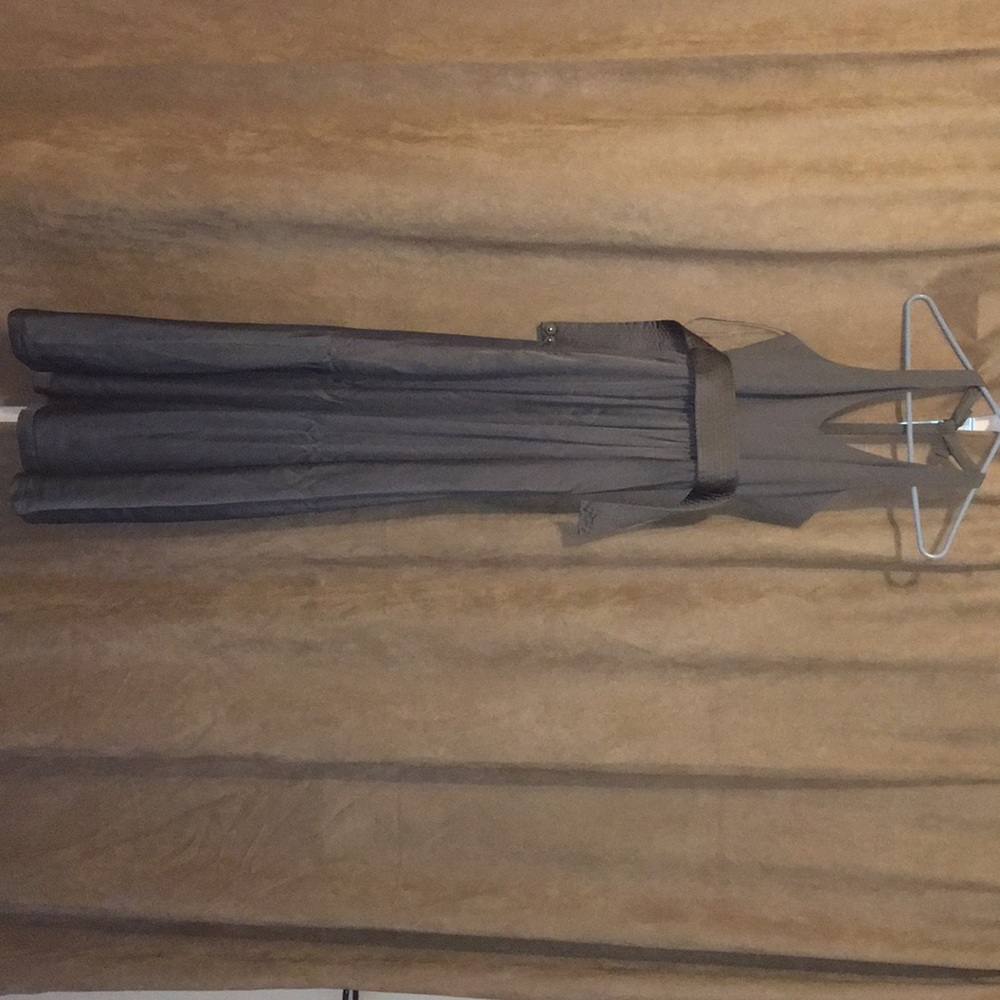 Charcoal Vera Wang Floor Length dress
